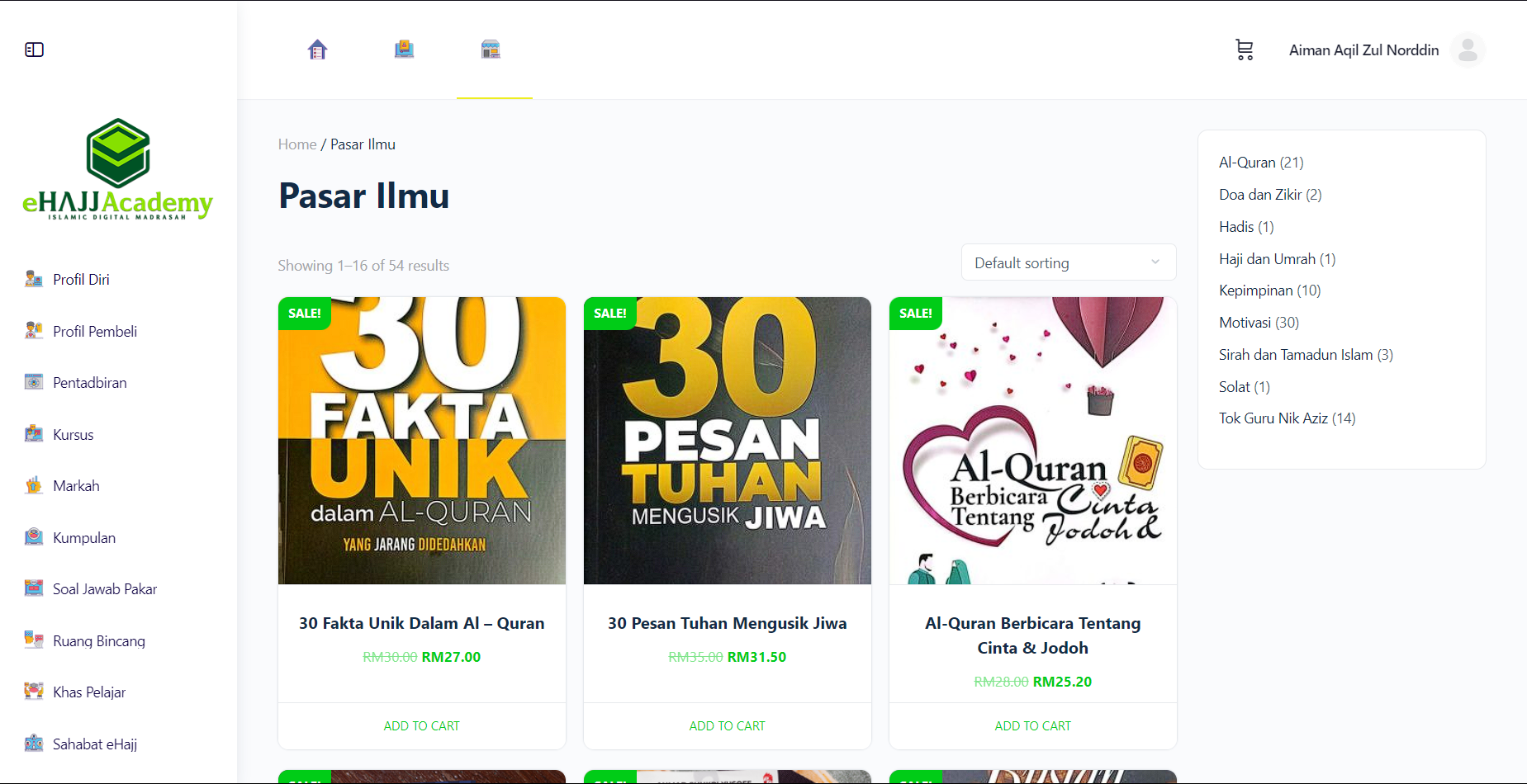 Pasar Ilmu Page